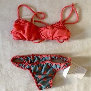 Posh Pua Crochet Bikini set NWT
